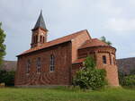 K�sten, evangelische Friedenskirche,  neoromanische Backsteinkirche, erbaut 1865 (21.06.2026)