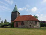 Meuchefitz, evangelische Kirche, Feldsteinkirche erbaut um 1500 (21.06.2026)