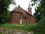 Wittfeitzen, evangelische Kirche, neugotische Backsteinkirche (21.06.2026)