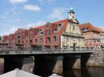 Das ehemalige Alte Kaufhaus in Lneburg wurde, nachdem es im Jahre 1959 einer Brandstiftung zum Opfer fiel, als 3* Hotel aufgebaut.