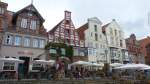 Schöne Giebelhäuser  Am Stinmarkt  oberhlab der Ilmenau in Lüneburg (September 2012)