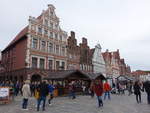 Lüneburg, historische Häuser am Platz Am Sande (26.09.2020)