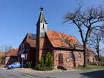 Wellie, evangelische Kirche, erbaut 1575 (23.03.2026)