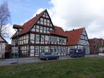 Hoya, Fachwerkh�user in der Deichstra�e (27.03.2026)