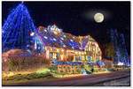 Größtes Weihnachtshaus Europas in Calle bei Nienburg, Niedersachsen.