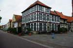 Nienburg, historische Fachwerkhuser in der Langen Strae (14.05.2010)