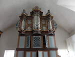 Steyerberg, Orgel vom Orgelbauer Christian Vater in der St.