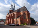 Kalefeld, evangelische Liebfrauenkirche, erbaut 1872 nach Plnen Conrad Wilhelm Hases (29.09.2023)