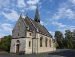 Seboldshausen, neugotische evangelische Dorfkirche, erbaut 1884 (29.09.2023)