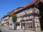 Northeim, Fachwerkhuser in der Breiten Strae (15.07.2013)