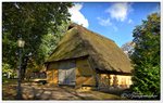 Historischer Schafstall im Freilichtmuseum in Sittensen Kreis Rotenburg/Wmme, Herbst 2016.