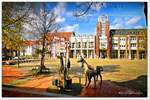 Pferdemarkt in Rotenburg an der Wmme im Herbst.