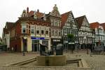 Stadthagen, Fachwerkhuser am Marktplatz (09.05.2010)