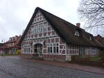 Bargstedt, Fachwerkhaus an der Kirche (28.03.2026)