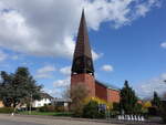 Etelsen, evangelische Kirche zum guten Hirten, erbaut 1965 (27.03.2026)
