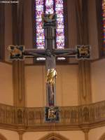 Triumpfkreuz in der Marienkirche am Markt von Osnabrück (Niedersachsen, Dezember 2013)