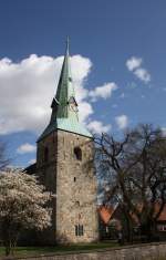 Kirchturn in Springe am 13.04.2011.