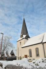 Kirche in Lehrte am 21.12.2010.