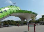 Der neue Hubschrauberlandeplatz vor dem Aachener Klinikum am 04.08.2011.