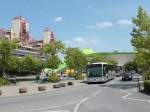 Der Vorplatz vom Aachener Klinikum mit dem neuen Hubschrauberlandeplatz am 04.08.2011.