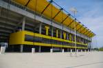 Aachen, Neuer Tivoli, Stadion von Alemannia Aachen, erffnet 2009,   32960 Pltze (04.08.2011)