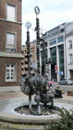 (17.04.2013) Aachen, Theaterstrasse - Friedensbrunnen, Knstler: Manfred Bredohl