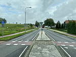 Blick in die Straßen von Vaals in den Niederlanden am 09.