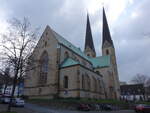 Bielefeld, Neust�dter Marienkirche, erbaut um 1300, Kircht�rme und Chor erbaut im 15.