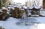 Der Chinesische Garten in Bochum - ein Eispalast