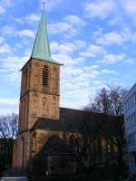 Eine Kirche in der Bochumer Innenstadt.