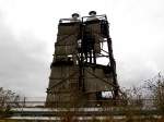 Ein zerfallender Khlturm auf einem aufgegebenen Industriegelnde in Bochum-Hiltrop am 13.03.2011.