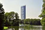 Telekom-Tower und Rheinaue-See in Bonn - 26.07.2012