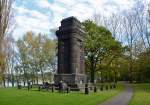 Bismarckturm ( 1900 - 1901 ) in der Rheinaue Bonn - 01.11.2014