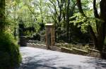 Burgfriedhof (Denkmalgeschtzt) unterhalb der Godesburg in Bonn-Bad Godesberg - 24.04.2015