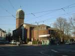 Eine moderne Kirche in Dsseldorf-Lierenfeld.