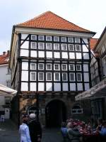 Ein Haus in der Hattinger Altstadt am 15.