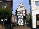 Das  Bgeleisenhaus  in der Altstadt von Hattingen am 15.