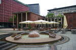 Essen, Brunnen von 1989 am Kennedyplatz (30.07.2011)