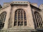 Die Sdseite der alten Synagoge am Porscheplatz in Essen, 23.