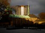 Das  neue  Rathaus in Essen, vom Burgplatz her gesehen - 27.01.2011.