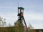 Frderkorb auf dem Gelnde der Zeche Zollverein in Essen- Katernberg am 26.