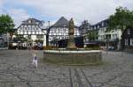 Brilon, Marktplatz mit Petrusbrunnen (01.08.2011)