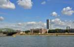 Hyatt Hotel und Hochhaus  Klner Triangle  auf der Deutzer Seite - 21.09.2010