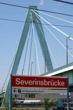 29.06.2008 Köln: Station Severinsbrücke der KVB Linie 7
