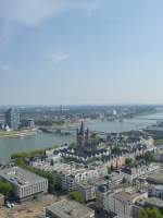 Hier ein kleiner Blick über Köln am 21.08.2013.