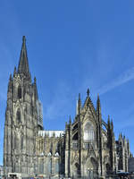 Die Sdseite des Klner Dom´s.