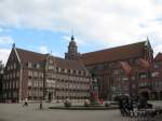 Der Marktplatz mit Rathaus und Ignatiuskirche Coesfeld 15.09.2010