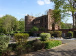 Nrvenich, Harff’sche Burg, Ruine einer Niederungsburg, erbaut 1565 durch Johann von Harff zu Geilenkirchen (04.05.2016)