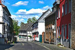 Kommern Altstadt mit den Fachwerkhusern in der Klner Strasse 27.08.2020