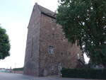 Burg Beverungen, erbaut 1332 direkt an der heutigen Weserbrcke (30.09.2023)